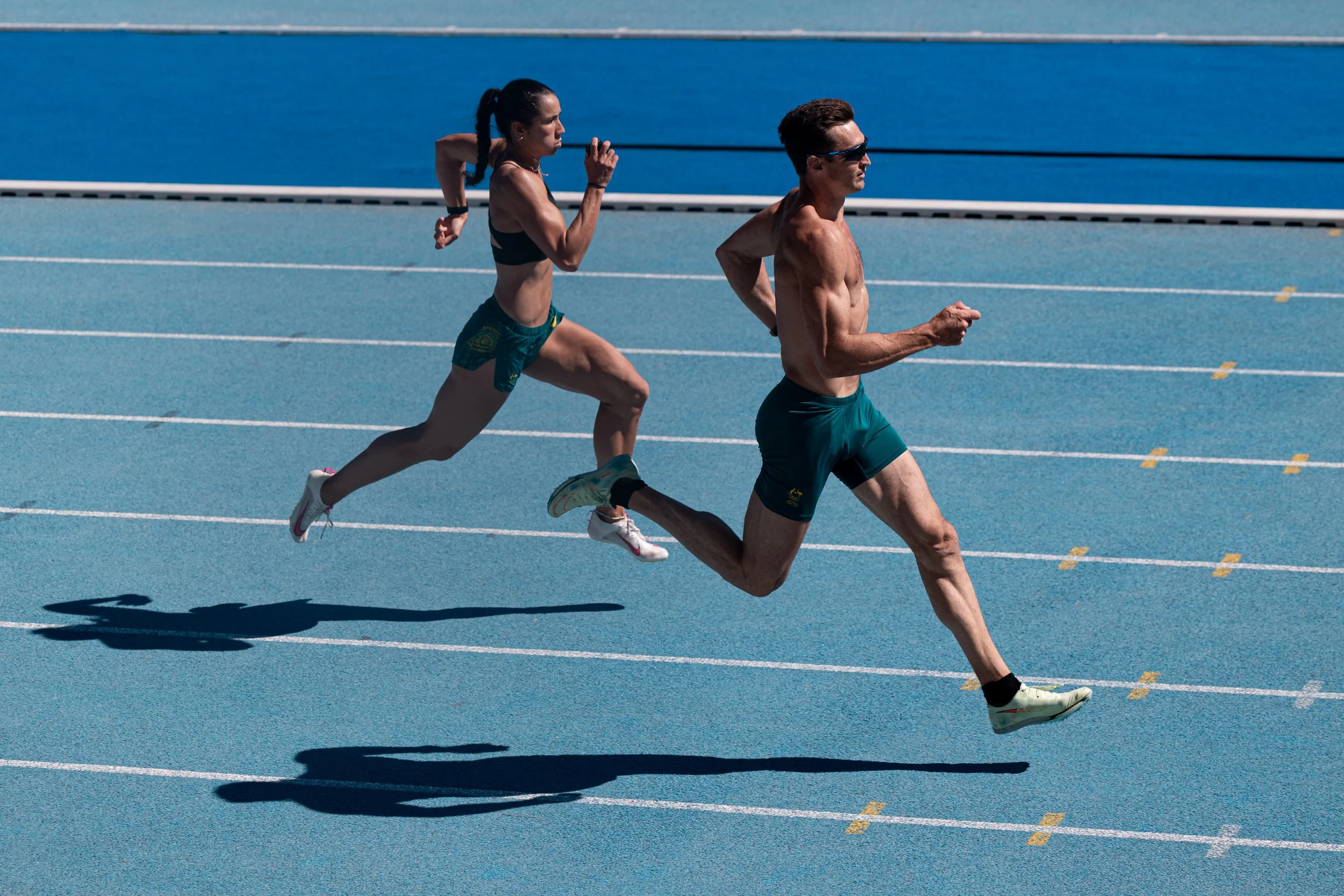 Athlete controlling training and preparation
