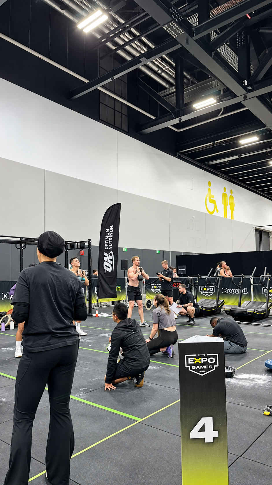 Athletes and visitors at AusFitness Expo Sydney 2026