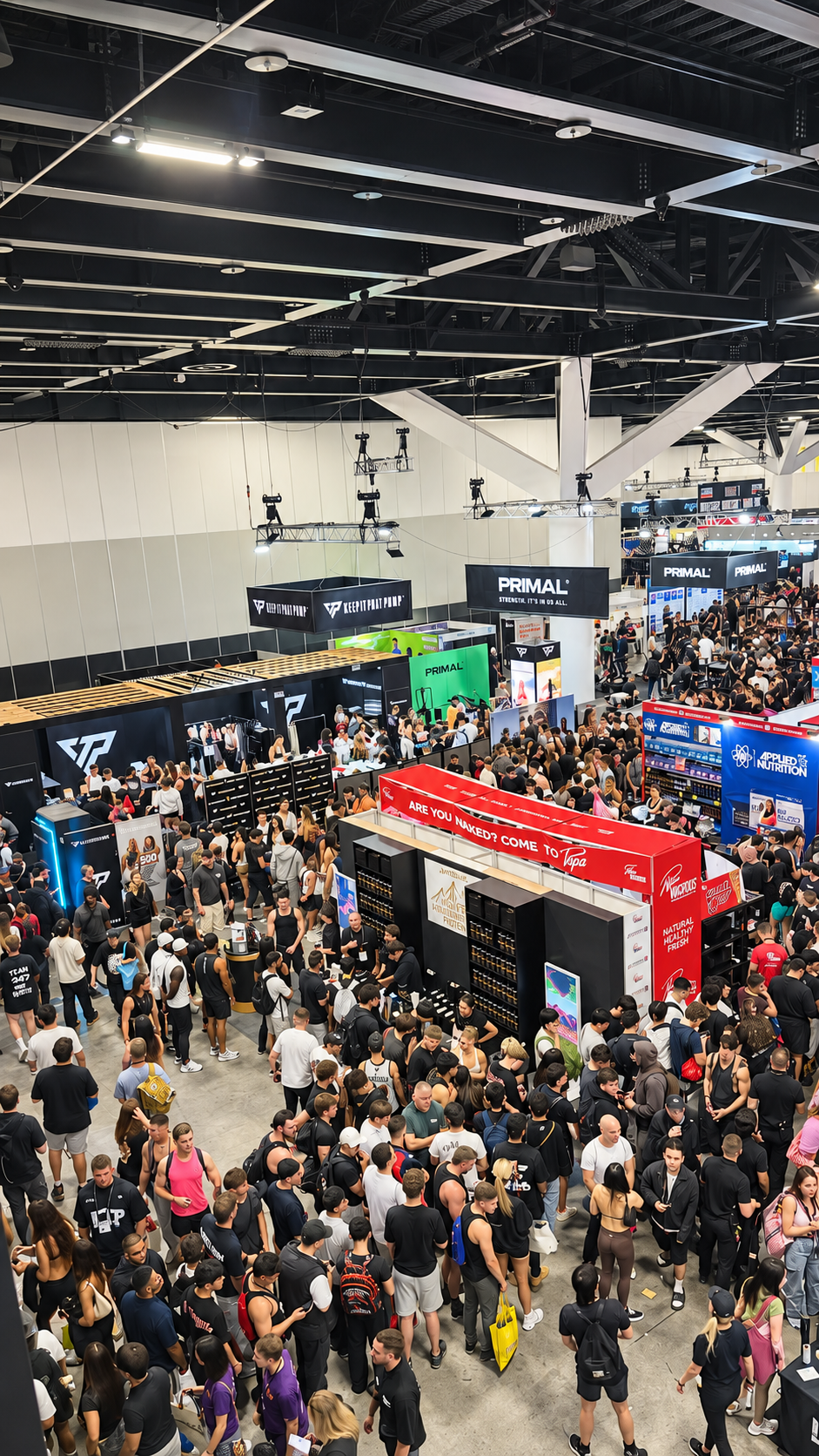 Visitors exploring AusFitness Expo Sydney 2026