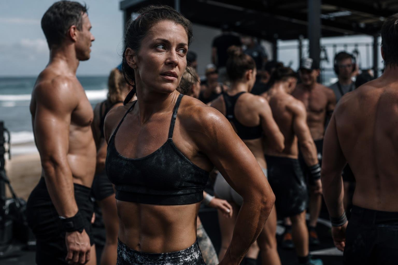 Athletes gather at the Pensacola Beach Brawl 2026 competition venue